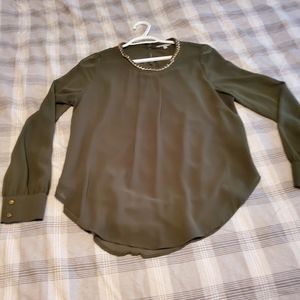 Woman's olive blouse